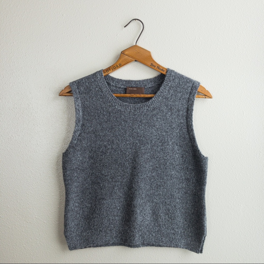 Kerisma pullover cropped wool sweater vest